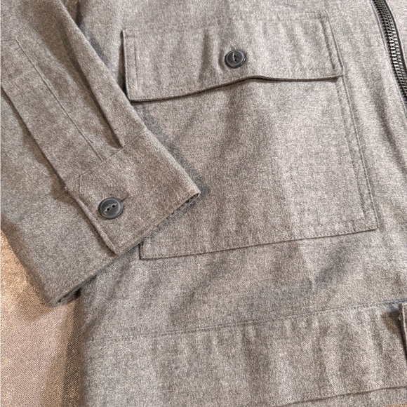 Express Charcoal Shirt Jacket - Picture 10 of 13